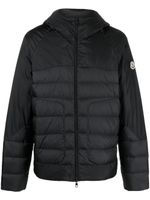 Moncler doudoune zippée à capuche - Noir - thumbnail