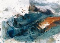Kunstdruk Heinz Göbel - Dunkle Gründe 70x50cm