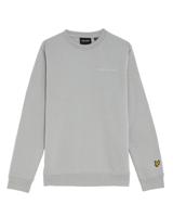 Lyle & Scott winter sweater jongens - Grijs mirage - Script