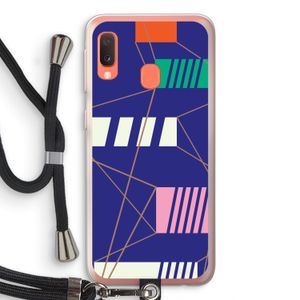 Gestalte 5: Samsung Galaxy A20e Transparant Hoesje met koord