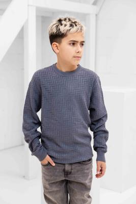 Antony Morato Merino Sweater Kids Blauw - Maat 128 - Kleur: Blauw | Soccerfanshop
