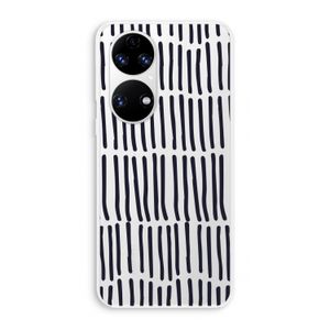 Moroccan stripes: Huawei P50 Transparant Hoesje