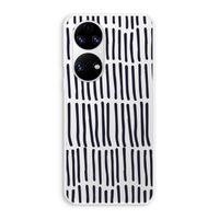 Moroccan stripes: Huawei P50 Transparant Hoesje