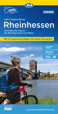 Fietskaart ADFC Regionalkarte Rheinhessen | BVA BikeMedia
