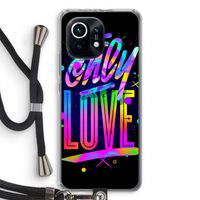 Only Love: Xiaomi Mi 11 Transparant Hoesje met koord