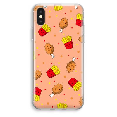 Chicken 'n Fries: iPhone XS Max Transparant Hoesje