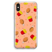 Chicken 'n Fries: iPhone XS Max Transparant Hoesje