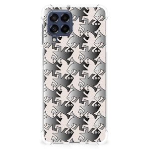 Samsung Galaxy M53 Case Anti-shock Salamander Grey