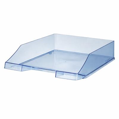 HAN Brievenbakje/postbakje A4 - transparant blauw - Documenten