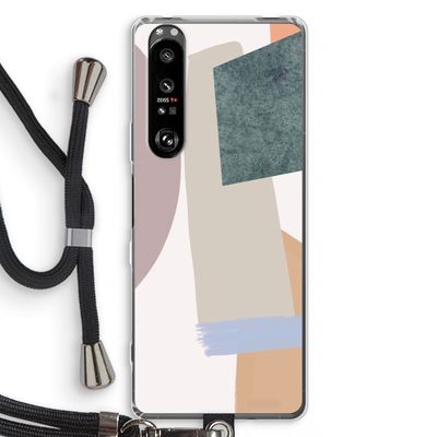 Lindo: Sony Xperia 1 III Transparant Hoesje met koord