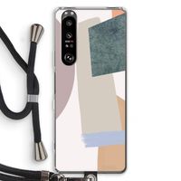 Lindo: Sony Xperia 1 III Transparant Hoesje met koord
