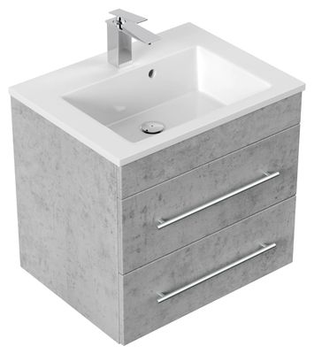 Saniclear Francisco wastafelmeubel 60cm beton