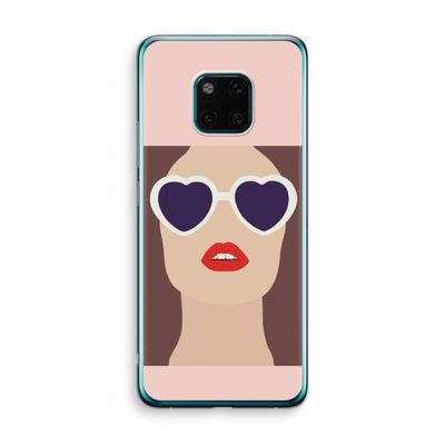 Red lips: Huawei Mate 20 Pro Transparant Hoesje