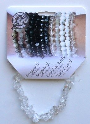 Splitarmband bergkristal