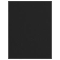 VidaXL Deurmat 90x120 cm zwart