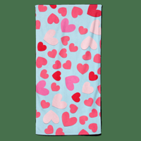 Valentijn handdoek Hartjes - Pillow Buddies