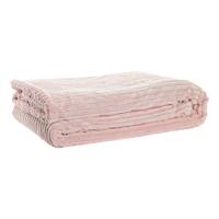 Deken DKD Home Decor 150 x 200 x 2 cm Roze Scandinavisch
