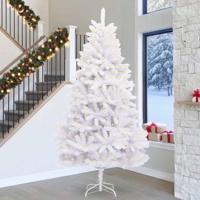 VidaXL Kunstkerstboom met 300 led wit 300 cm pvc en metaal