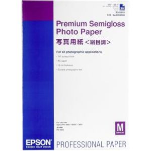 Epson Premium Semigloss Photo Paper, DIN A2, 250g/m², 25 Vel