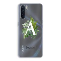 Green Brush: Oppo A91 Transparant Hoesje