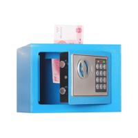17E Home Mini elektronische beveiliging Lock vak muur kast veiligheid vak met munt-bediende functie (blauw)