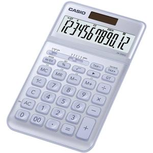 Casio JW-200SC Bureaurekenmachine Blauw Aantal displayposities: 12 werkt op zonne-energie, werkt op batterijen (b x h x d) 109 x 11 x 184 mm