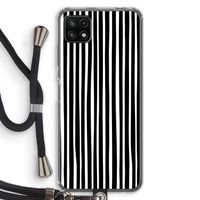Stripes: Samsung Galaxy A22 5G Transparant Hoesje met koord