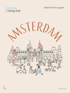Kleurboek Amsterdam I Coloring Book Amsterdam (Hardback)
