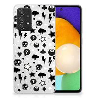 Silicone Back Case Samsung Galaxy A52 (5G/4G) Silver Punk - thumbnail