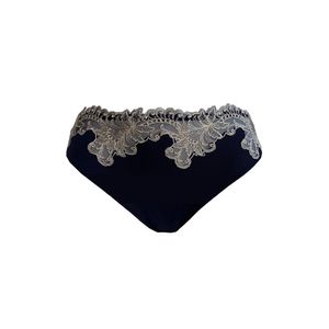 AMBRA Lingerie Slips Titanium Hoge Slip Blauw 1434