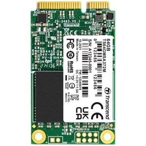 Transcend MSA372M 64 GB mSATA SSD harde schijf SATA III Industrial TS64GMSA372M