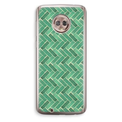 Moroccan tiles 2: Motorola Moto G6 Transparant Hoesje