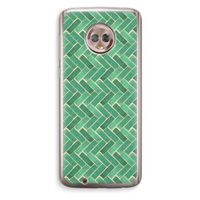 Moroccan tiles 2: Motorola Moto G6 Transparant Hoesje