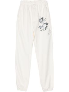 Y-3 x adidas pantalon de jogging à logo imprimé - Blanc