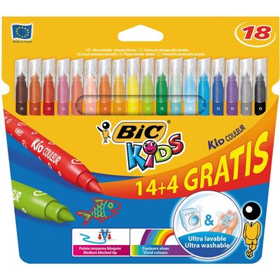 Kid Couleur viltstiften (18 stuks)