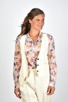 Forte_Forte gilet 10631 creme - thumbnail