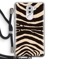 Arizona Zebra: Honor 6X Transparant Hoesje met koord
