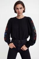 Body met sierranden - BLACK - L