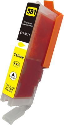 Huismerk Canon CLI-581XXL Y cartridge geel