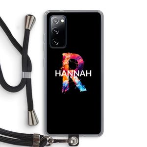 Abstract Spectrum: Samsung Galaxy S20 FE / S20 FE 5G Transparant Hoesje met koord