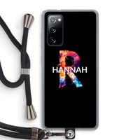 Abstract Spectrum: Samsung Galaxy S20 FE / S20 FE 5G Transparant Hoesje met koord