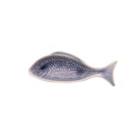 POINT-VIRGULE - Seafood - Visschaaltje 18x7cm blauw