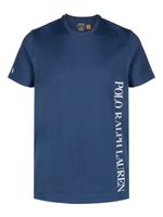 Polo Ralph Lauren t-shirt en coton mélangé à logo imprimé - Bleu