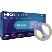 Ansell MICROFLEX 93843080 Wegwerphandschoen 100 stuk(s) Nitril Maat (handschoen): M, 7.5, 8 EN 21420:2020 ISO 11193 - thumbnail