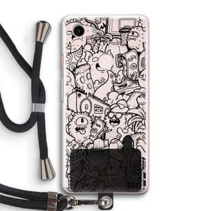 Vexx Black City : Pixel 3 Transparant Hoesje met koord