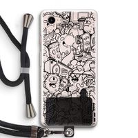 Vexx Black City : Pixel 3 Transparant Hoesje met koord