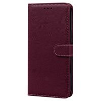 Samsung Galaxy A52 hoesje - Bookcase - Koord - Pasjeshouder - Portemonnee - Camerabescherming - Kunstleer - Bordeaux Rood - thumbnail