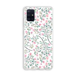 Sierlijke bloemen: Galaxy A51 4G Transparant Hoesje