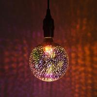 G125 E27 4W IP65 waterdicht Warm witte 3D Fireworks LED lamp 2700K 48 LEDs SMD 2835 Vintage sfeer decoratie Art Lamp AC 85-265V