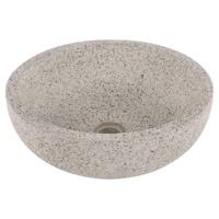 Differnz waskom terrazzo | zwart/wit | Ø 40 cm